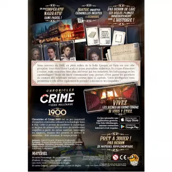 Extension 1900 pour le jeu Chronicles of crime - En quête de jeux