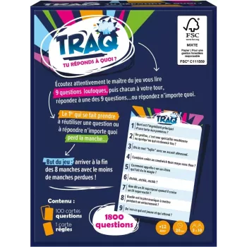 Jeu d'ambiance - TRAQ - Tu réponds à quoi ? - En quête de jeux