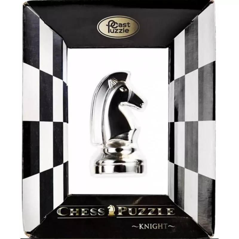 Casse-Tête Huzzle Cast Chess Knight - Silver - En quête de jeux