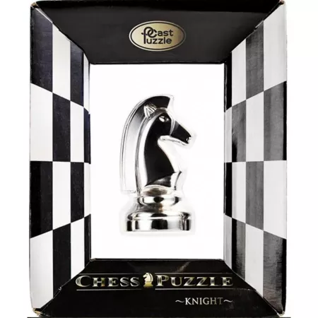 Casse-Tête Huzzle Cast Chess Knight - Silver - En quête de jeux