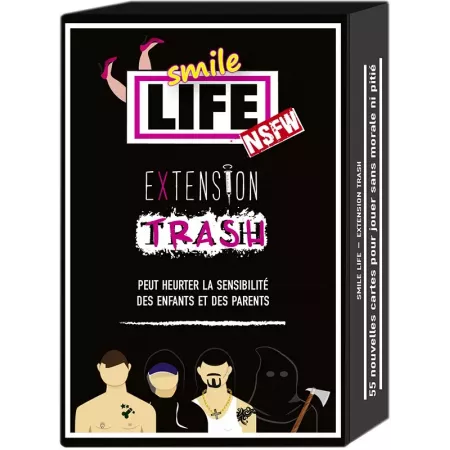 Jeu de cartes - Smile Life - extension TRASH - En quête de jeux