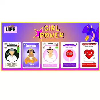 Jeu de cartes - Smile Life - extension GIRL POWER - En quête de jeux