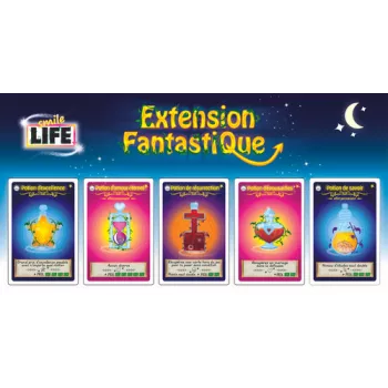 Jeu de cartes - Smile Life - extension FANTASTIQUE - En quête de jeux