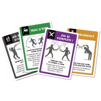 Jeu d'ambiance - Baston à la carte - En quête de jeux