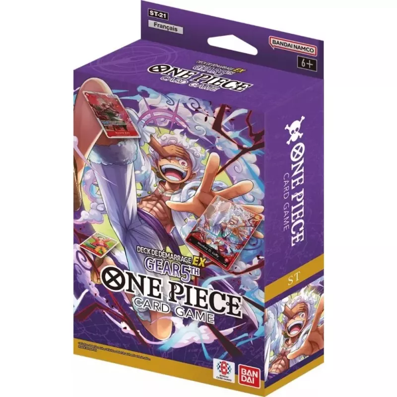 Jeu de cartes - One Piece - Deck de Démarrage EX - Gear 5th - En quête de jeux Jeu de cartes - One Piece - Deck de Démarrage EX - Gear 5th - En quête de jeux