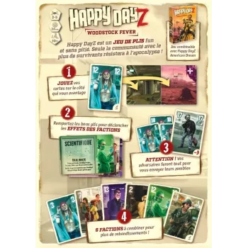 Jeu de plis - HAPPY DAY'Z - Woodstock Fever - En quête de jeux