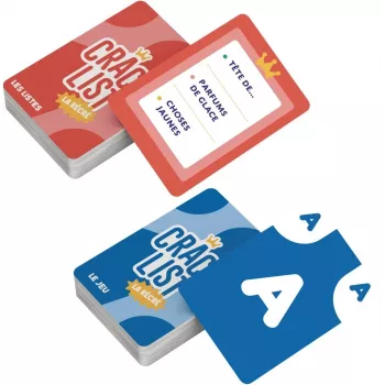 Jeu d'ambiance - Crack List - La récré - En quête de jeux