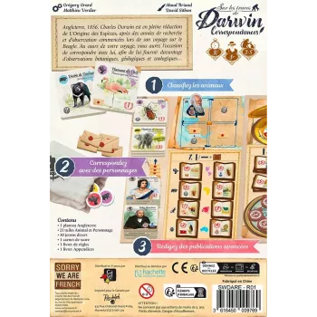Jeu de stratégie - Sur les traces de Darwin - Extension Correspondances - En quête de jeux