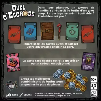 Jeu 2 joueurs - Duel d'Escrocs - En quête de jeux