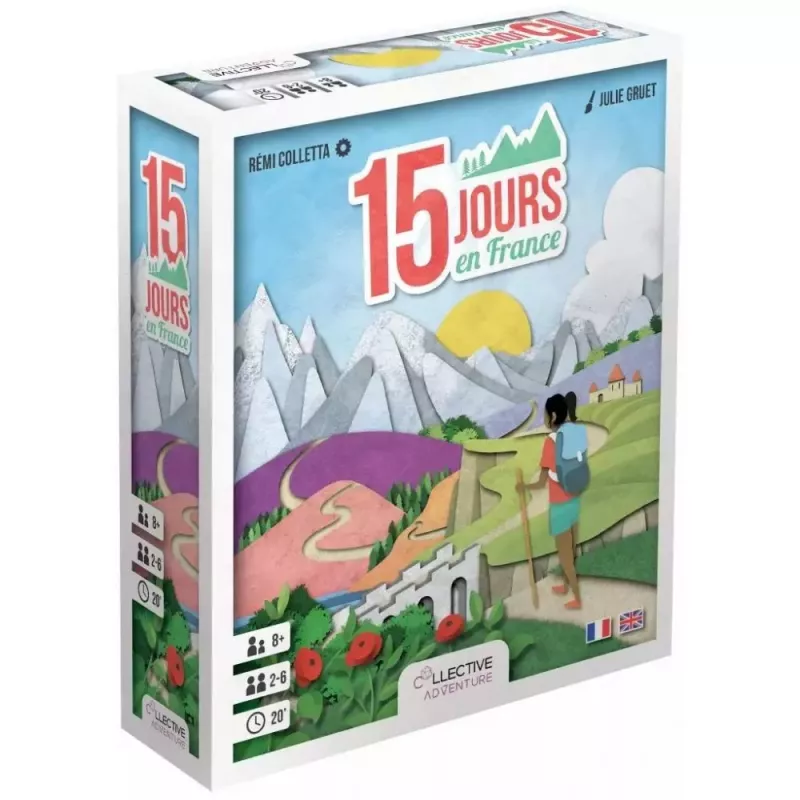 Jeu de cartes - 15 jours en France - En quête de jeux