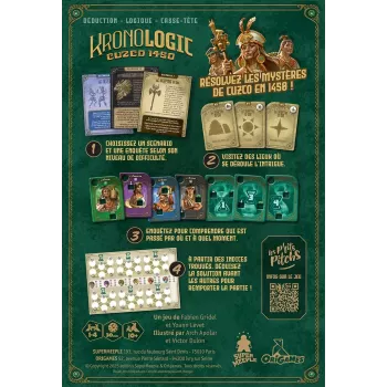 Jeu de déduction - Kronologic - Cuzco 1450 - En quête de jeux