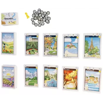 Jeu de cartes - 15 jours en France - En quête de jeux