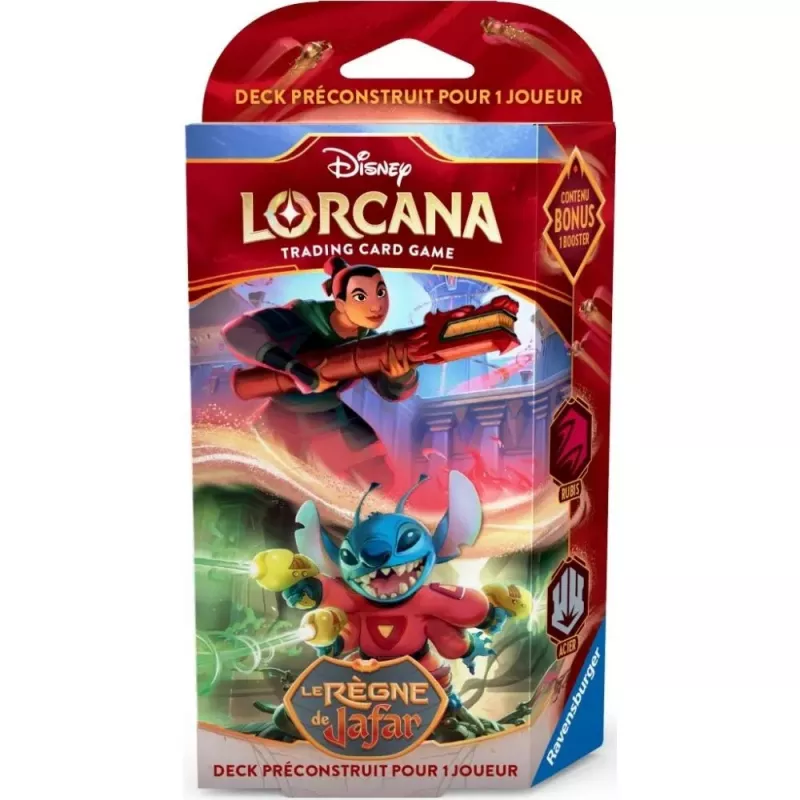 Lorcana - Deck de démarrage : Mulan et Stitch - En quête de jeux