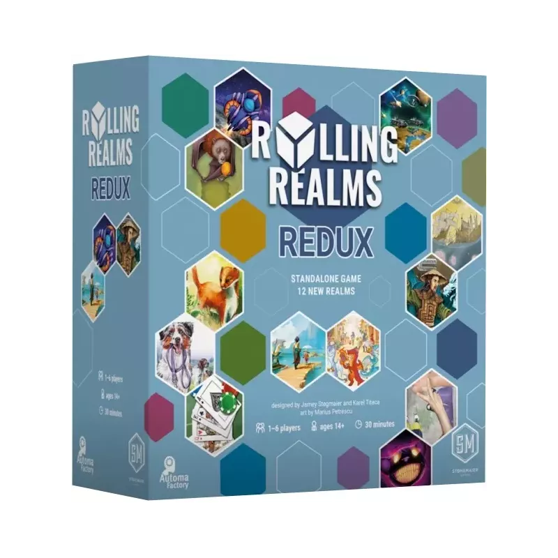 Jeu Roll and Write - Rolling Realms Redux - En quête de jeux