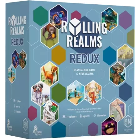 Jeu Roll and Write - Rolling Realms Redux - En quête de jeux