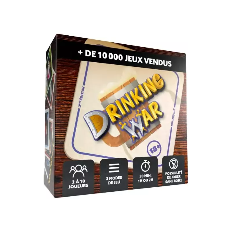 Jeu d'ambiance - Drinking War - En quête de jeux