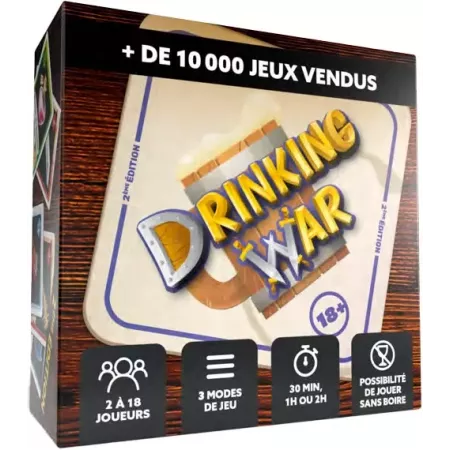 Jeu d'ambiance - Drinking War - En quête de jeux