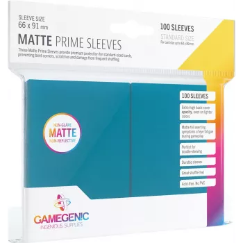 Gamegenic : 100 Sleeves Matte Prime Blue (66x91)