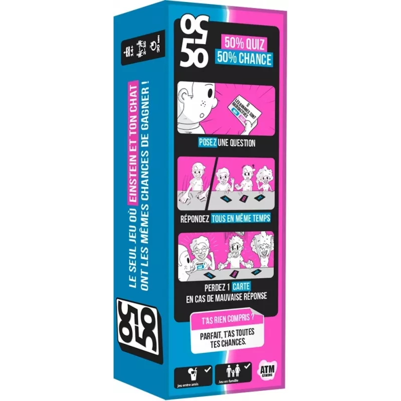 Jeu d'ambiance - 50/50 - En quête de jeux