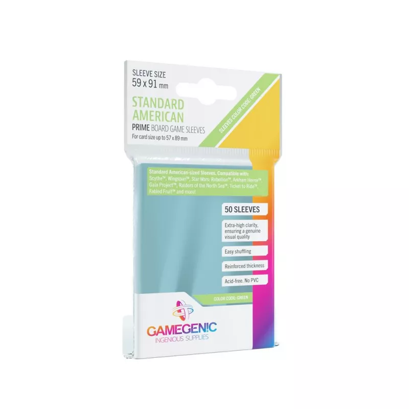 Protèges cartes 59x91mm gamegenic
