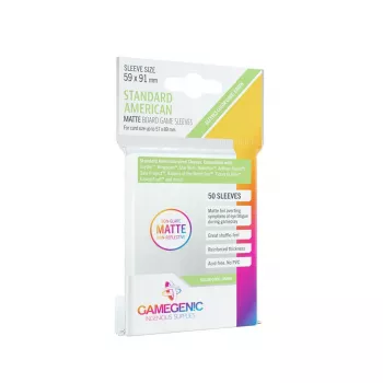 Protèges cartes 59x91mm matte gamegenic