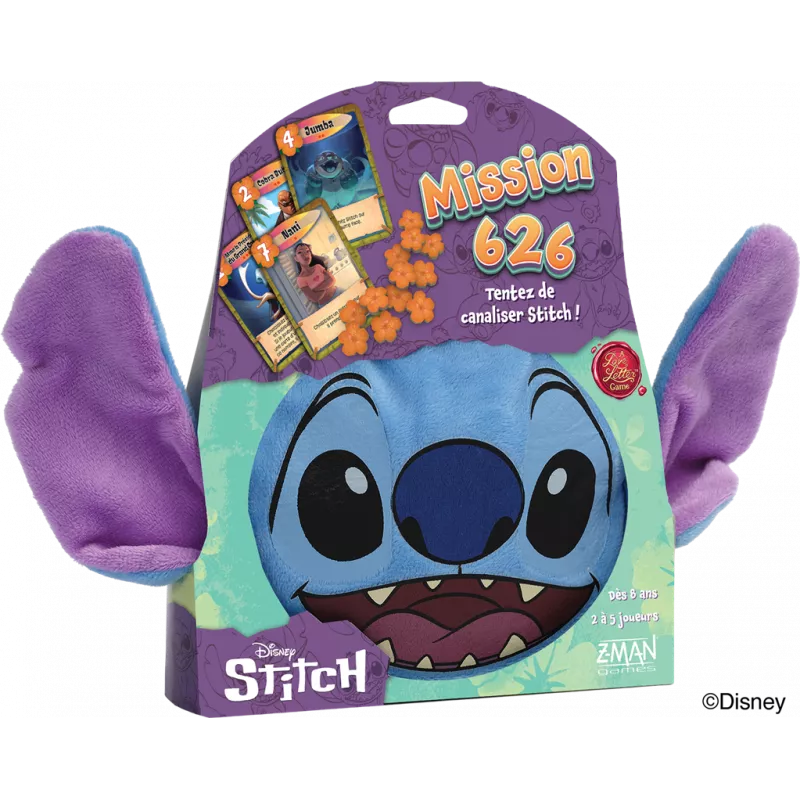 Jeu de cartes et de bluff Mission 626 : Stitch Love Letter - En Quête de Jeux