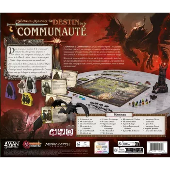 Jeu coopératif Le Seigneur des anneaux : Le destin de la communauté - En Quête de Jeux