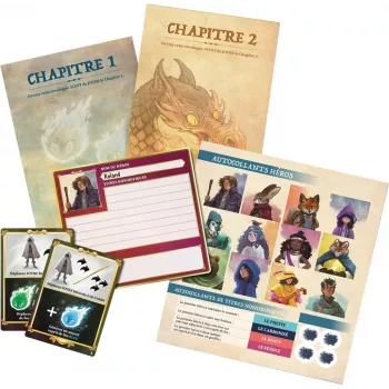 Jeu legacy coopératif Ziggurat. En Quête de Jeux
