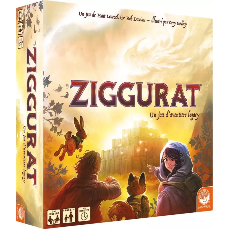Jeu legacy coopératif Ziggurat. En Quête de Jeux Jeu legacy coopératif Ziggurat. En Quête de Jeux
