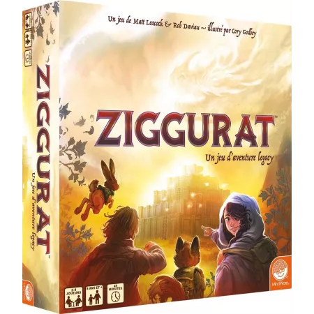 Jeu legacy coopératif Ziggurat. En Quête de Jeux