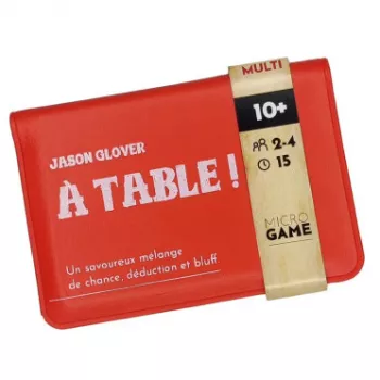 Jeu microgame - A table! - En quête de jeux