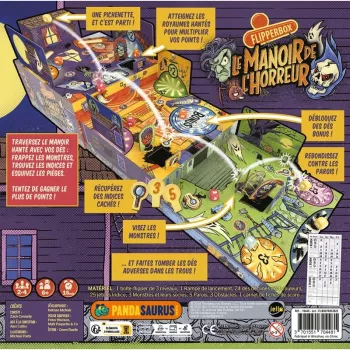 Jeu de pichenette Flipperbox : Le manoir de l'horreur