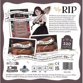 Jeu coopératif - Vip RIP  -En quête de jeux
