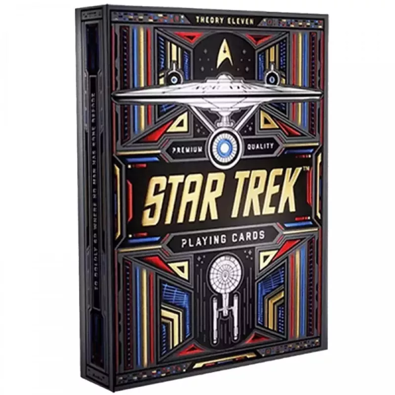 Jeu de carte Bicycle Star Treck Noir - en quête de jeux