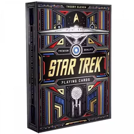 Jeu de carte Bicycle Star Treck Noir - en quête de jeux