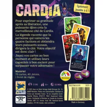 Jeu 2 joueurs - Duel pour Cardia - En quête de jeux