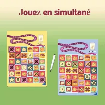 Jeu de Roll and Write - Cookie Party - En quête de jeux