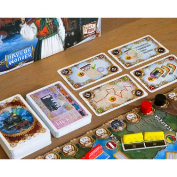 Jeu de stratégie - Les Aventuriers du Rail : Aurores Boréales - En quête de jeux