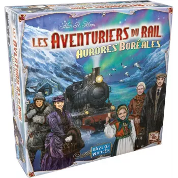 Jeu de stratégie - Les Aventuriers du Rail : Aurores Boréales - En quête de jeux
