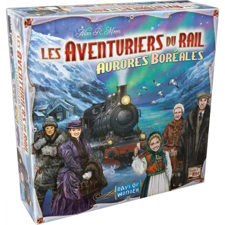 Jeu de stratégie - Les Aventuriers du Rail : Aurores Boréales - En quête de jeux