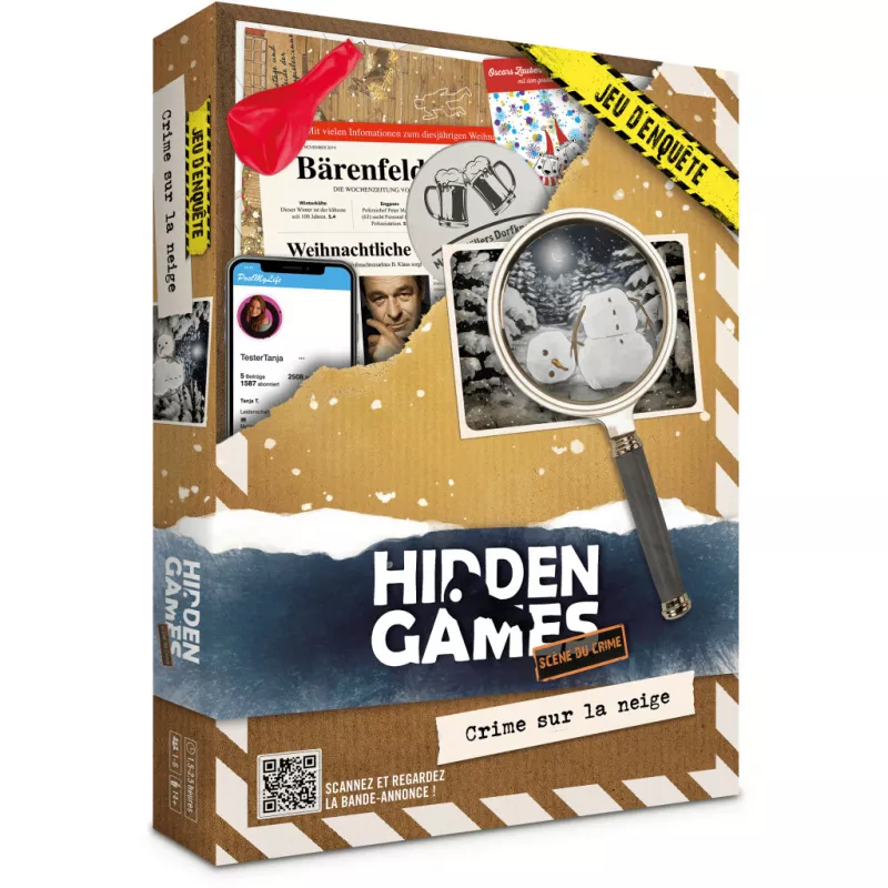Jeu d'enquête - Hidden Games : Crime sur la neige  - En quête de jeux