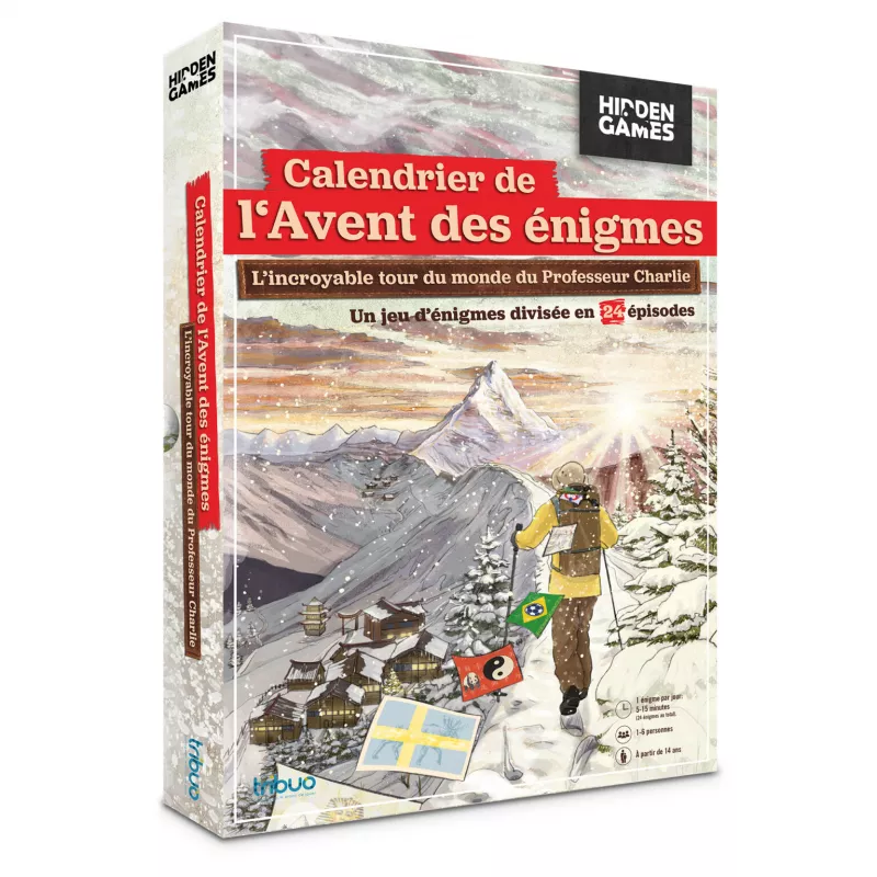 Jeu d'enquête - Hidden Games : Calendrier de l'Avent  - En quête de jeux