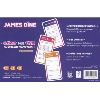 Jeu d'ambiance - James Dîne - En quête de jeux