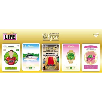 Jeu de cartes - Smile Life - extension Vie de Luxe- En quête de jeux