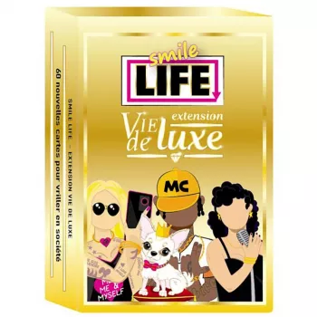 Jeu de cartes - Smile Life - extension Vie de Luxe- En quête de jeux