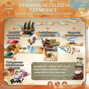 Jeu coopératif - Celestia Duo - En quête de jeux
