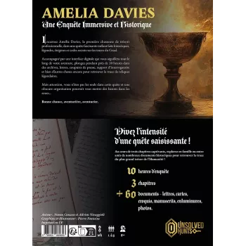 Jeu d'enquête - Amélia Davies : La Quête du Graal - En quête de jeux