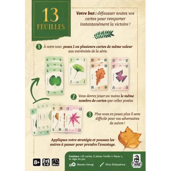 Jeu de cartes - 13 feuilles - En quête de jeux