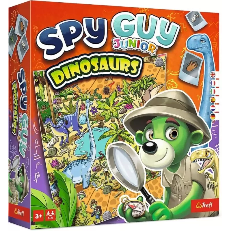 Jeu d'enquête pour enfants Spy Guy Junior : Dinosaures