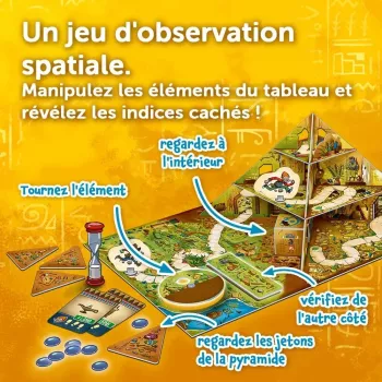 Jeu d'enquête pour enfants Spy Guy Pyramide - En Quête de Jeux